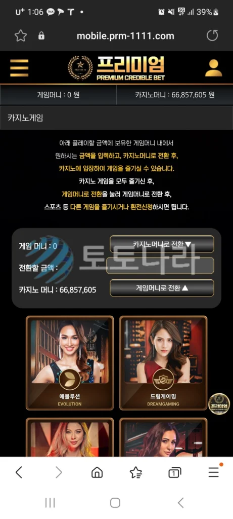 먹튀 증거자료